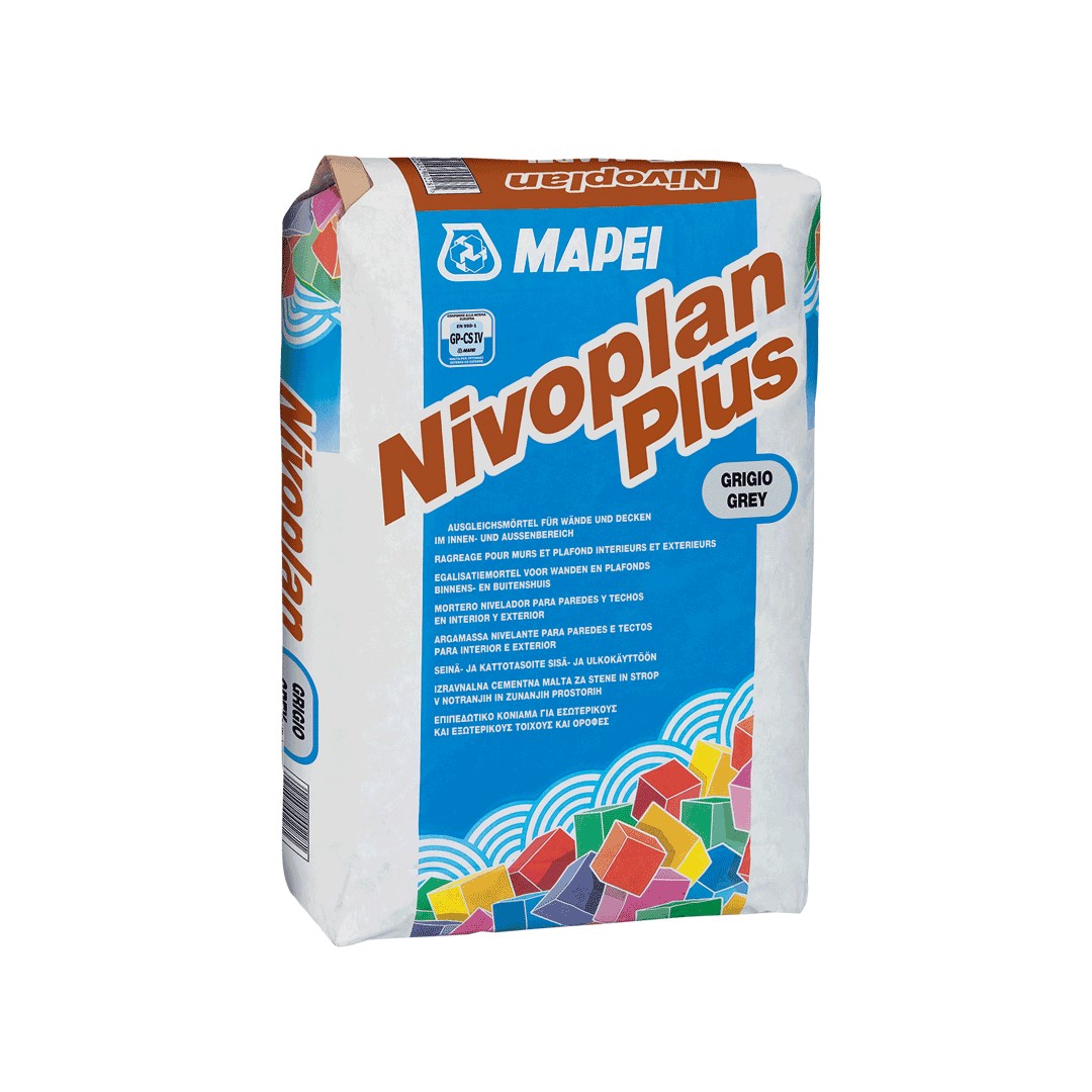 Cementová malta Nivoplan Plus šedá 25kg MAPEI